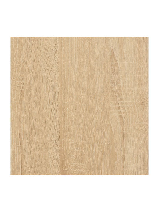 Sonoma Oak Wall Shelves (2 Pieces) 60x16x14cm