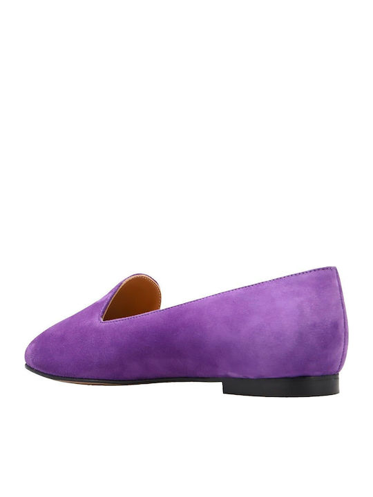 Women's Loafers in Purple Color