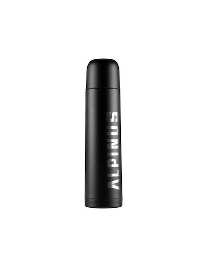 Alpinus Бутилка Термос Неръждаема Стомана 500ml Черен