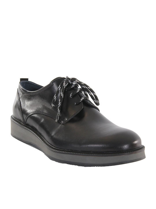 Tom Frank Men's Leather Casual Shoes Black