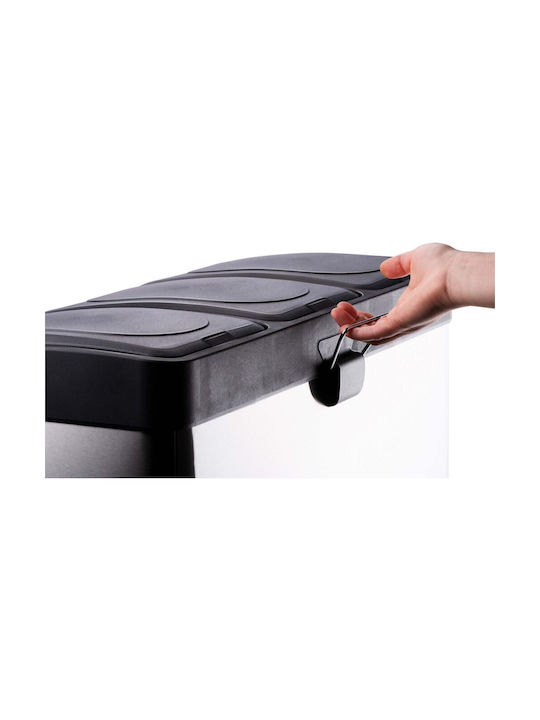 Dirt Devil Dirt Devil Mülleimer Aus Inox Mit Pedal Graue 45lt