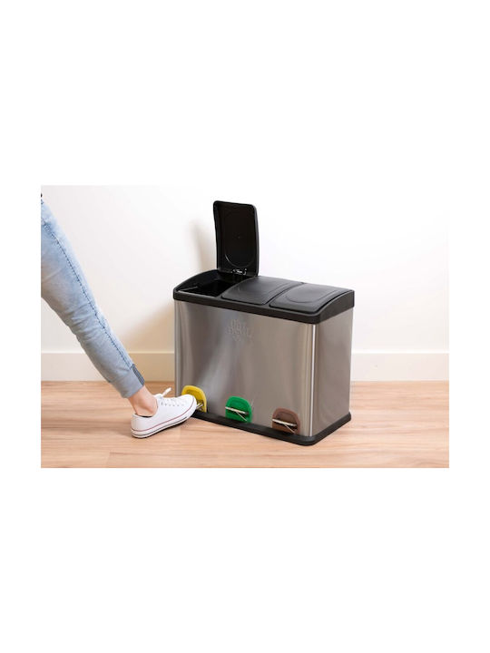 Dirt Devil Dirt Devil Mülleimer Aus Inox Mit Pedal Graue 45lt