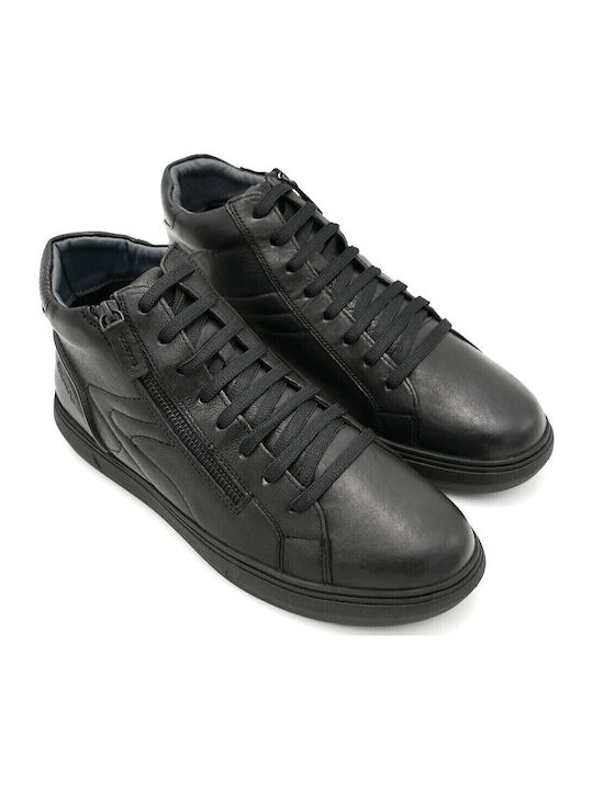 Piele Negru Ghete barbati