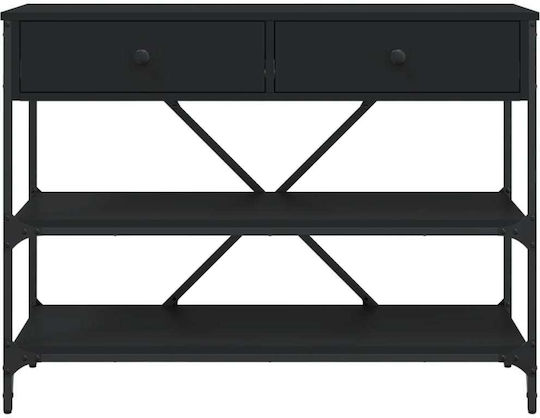 Consolă Negru L100xL34.5xH75buc