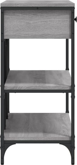 Console Table Wood & Metal Γκρι Sonoma L100xW34.5xH75cm