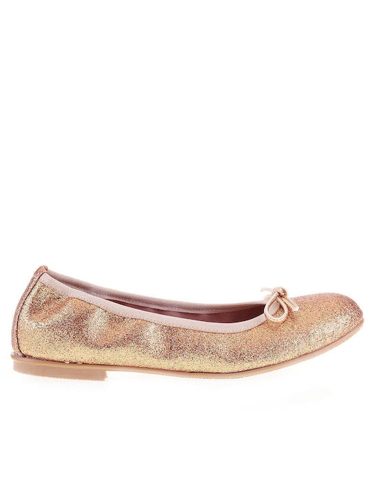 Kozee Balerini copii Plain Leather Pink