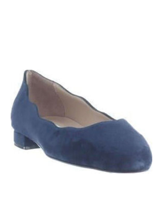 Leder Damen Ballerinas Blaue