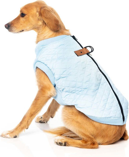 Fuzzyard Blue Dog Coat Large with 45cm Back Length