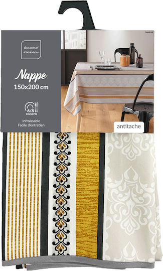 Τραπεζομάντηλο Αλέκιαστο L-c Imperial Γκρι 150x200εκ.