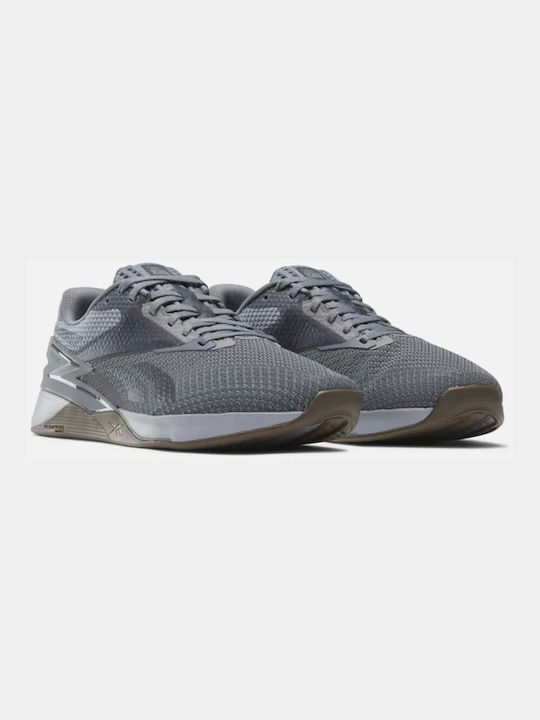 Reebok Nano X3 Ανδρικά Αθλητικά Παπούτσια Crossfit Γκρι