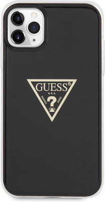 Guess Silicone Back Cover Black (iPhone 11 Pro Max)