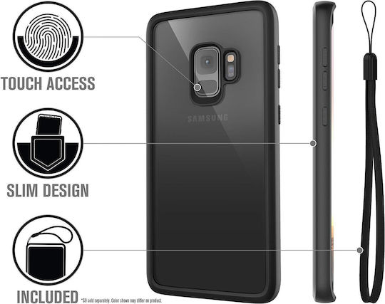 Catalyst Impact Protection Stealth Black Back Cover Πλαστικό Μαύρο (Galaxy S9)