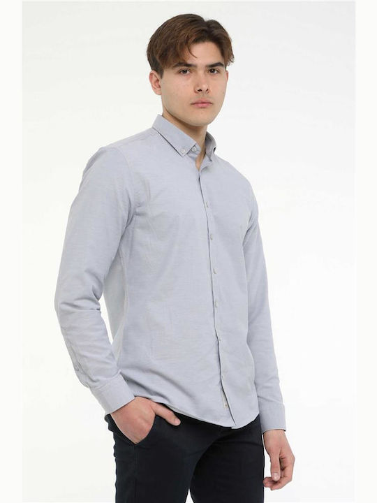 Langärmlig Hemd Gray