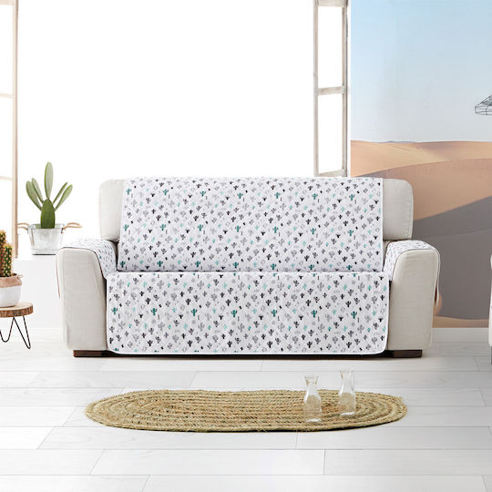 Aithrio Universal Quilt Elastic Cover for Two Seater Sofa Cactus 1pcs UNIVERSAL-QUILT-CACTUS-ΜΕΓΆΛΟΣ-ΔΙΘΈΣΙΟΣ