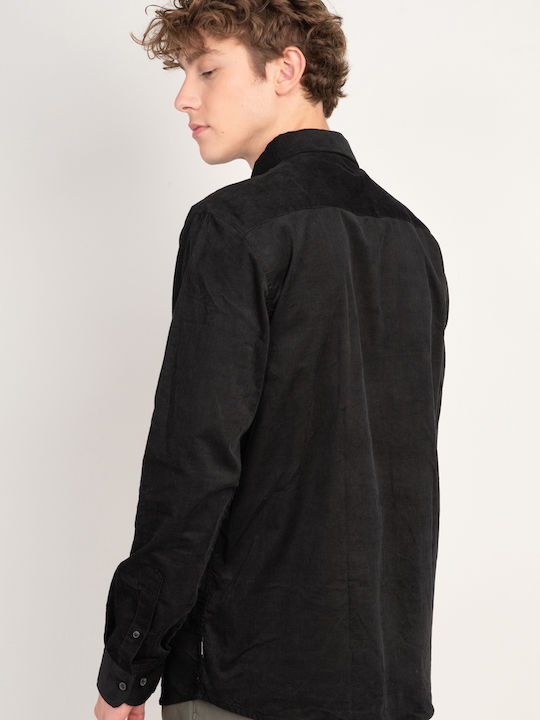 Rebase Corduroy Shirt Black