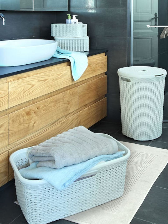 Curver Style Καλάθι Απλύτων Πλαστικό 45lt 38x59x27cm Λευκό