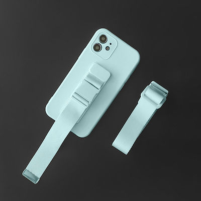 Hurtel Rope Back Cover Silicone 1mm Light Blue (iPhone 13 mini)