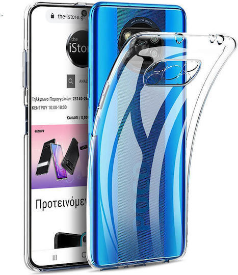 Crystal Back Cover Σιλικόνης 0.6mm Διάφανο (Xiaomi Poco X3 NFC)