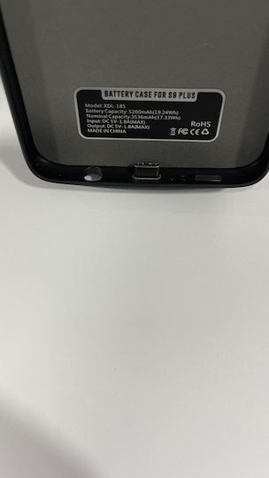 Samsung Back Cover Πλαστικό Μαύρο (Galaxy S9+)