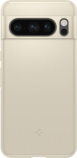 Spigen Thin Fit Back Cover Silicone / Plastic Beige (Google Pixel 8 Pro)