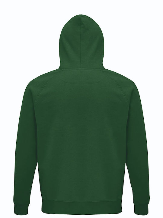 Hoodie Unisex, Bio "Unter uns, Multicolor", dunkelgrün