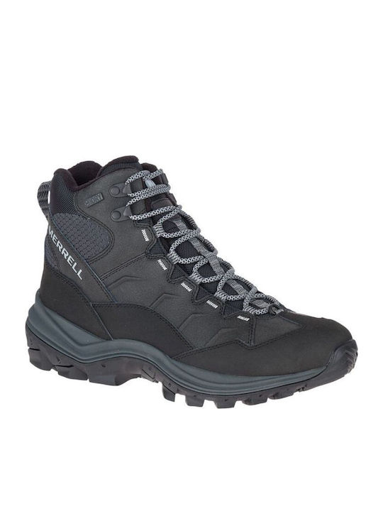 Merrell Thermo Pantofi De Drumeție Pentru Bărbați Tip Botine Impermeabili Negri