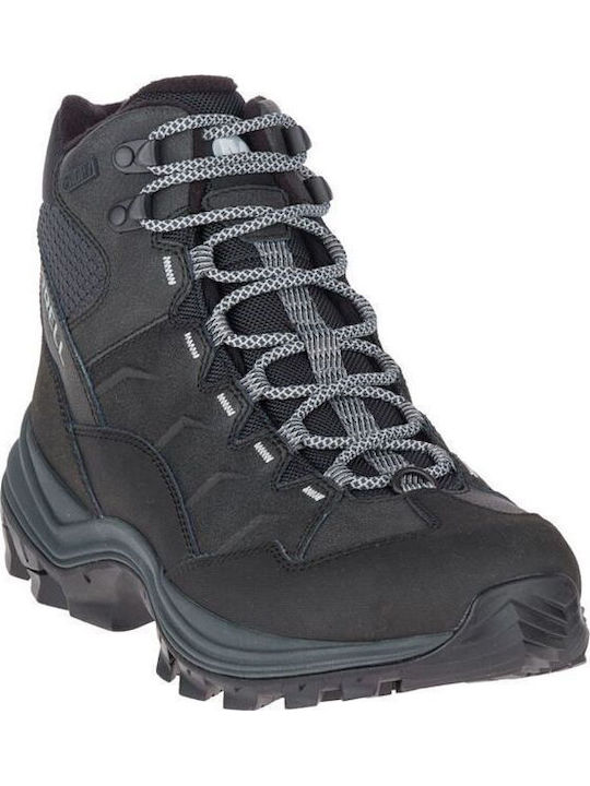 Merrell Thermo Pantofi De Drumeție Pentru Bărbați Tip Botine Impermeabili Negri