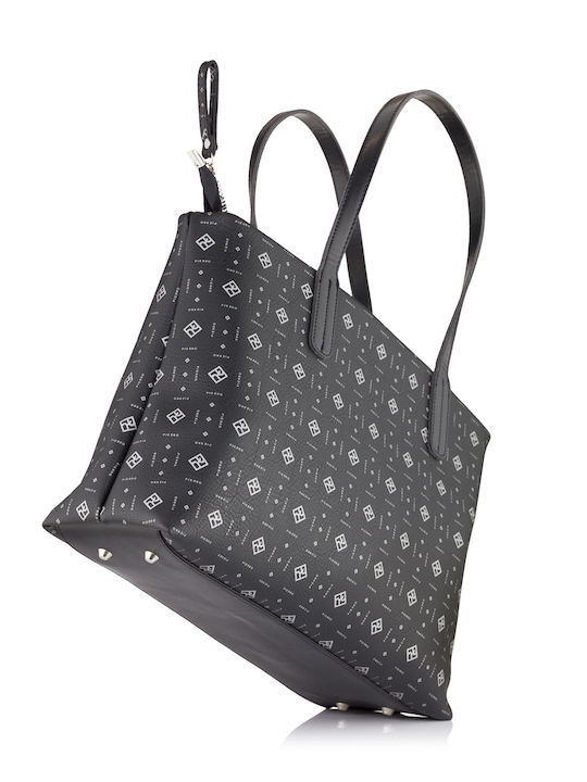 Γυναικεία Τσάντα Shopper Ώμου Μαύρη