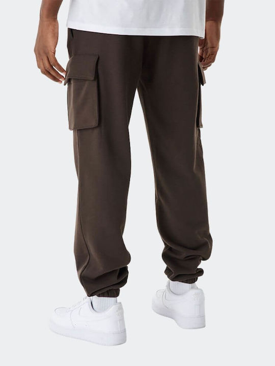 Cargo Jogger Collection Fw23 Cargo Sweatpants with Elastic Brown