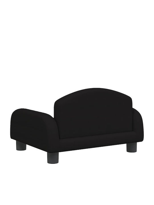 vidaXL Sofa Hundebett Schwarz 50x40cm.