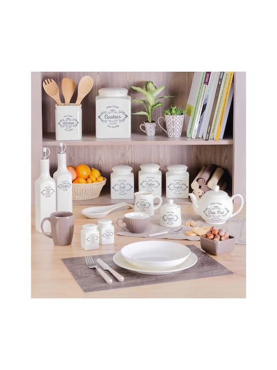 Excelsa Parisienne Κούπα από Πορσελάνη Μπεζ 325ml