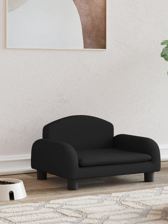 vidaXL Sofa Hundebett Schwarz 50x40cm.