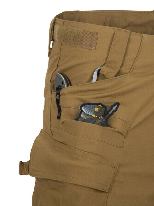 Elastische Khaki Herrenhose
