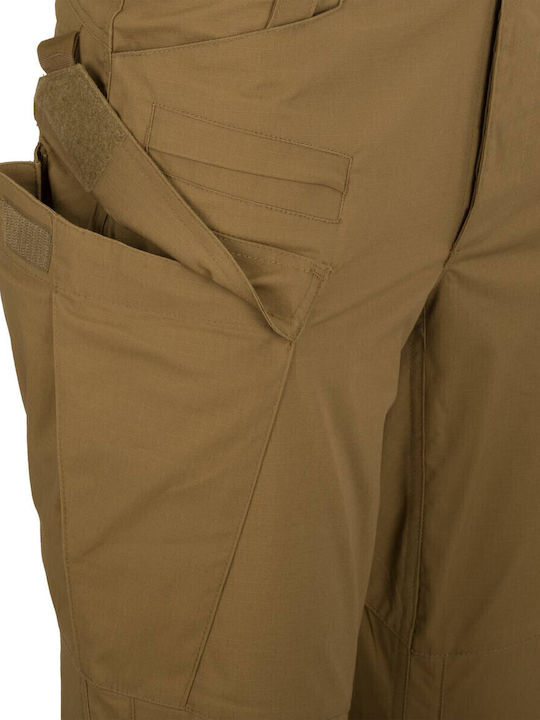 Elastische Khaki Herrenhose