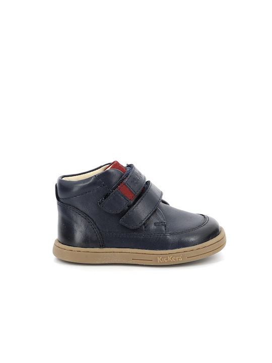 Kickers Kids Boots Navy Blue