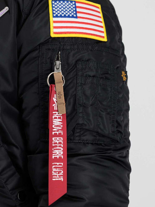 Ma-1 Vf Nasa Men's Winter Jacket black/lilac