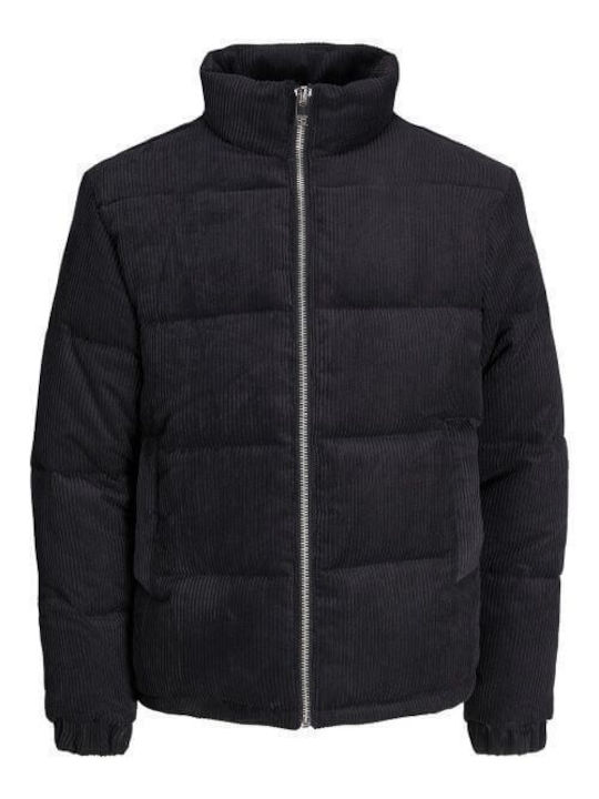 Jack & Jones Men's Winter Puffer Jacket BLACK