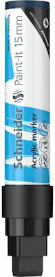 Schneider 330 Acrylmarker 15mm Black 1Stück