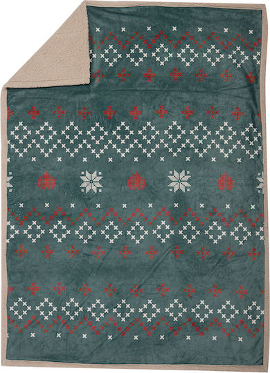 Nef-Nef Homeware Holly Jolly Πολυθρόνας Π130xΜ180cm Green