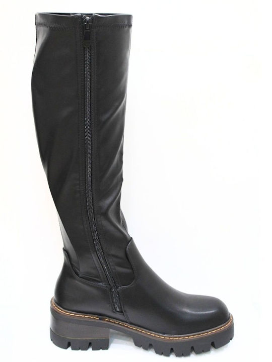 Plato Women's Boots with Zipper Black