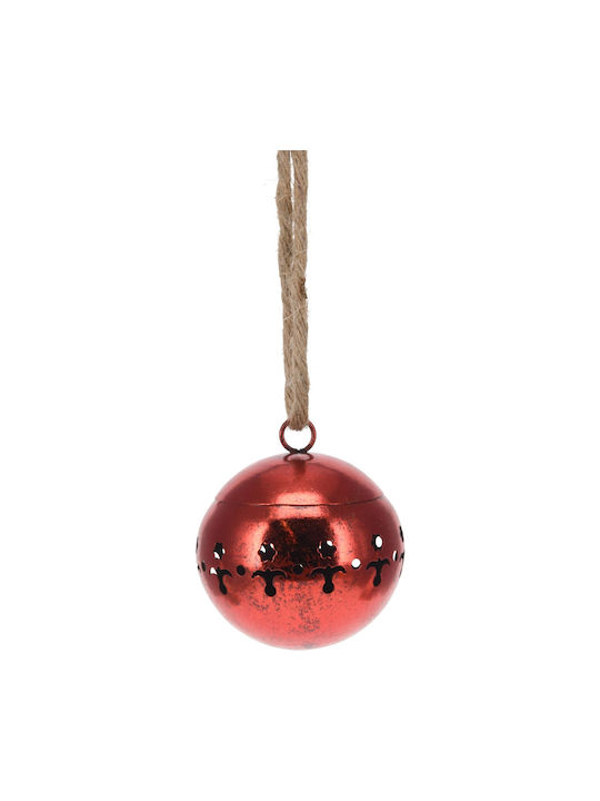 Hanging Bell Metallic Red