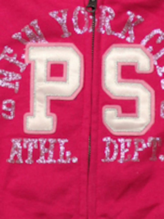 Kinderstrickjacke Pink