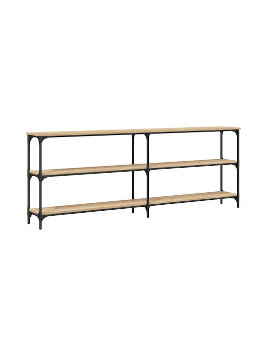 Конзолна маса от Дърво & Метал Sonoma Oak Д200xШ29xВ75cm