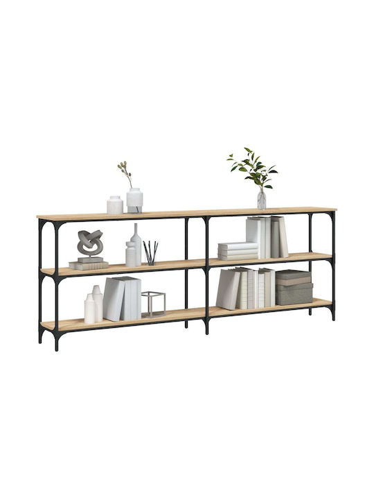 Конзолна маса от Дърво & Метал Sonoma Oak Д200xШ29xВ75cm