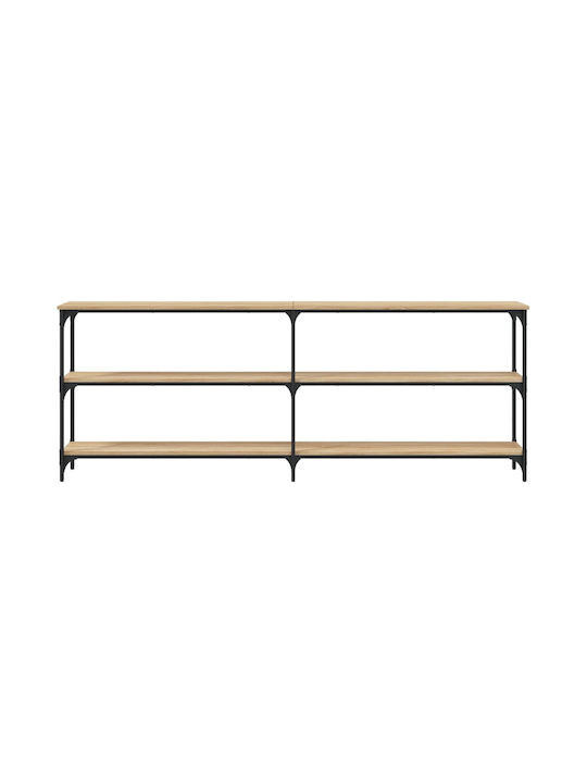 Конзолна маса от Дърво & Метал Sonoma Oak Д200xШ29xВ75cm