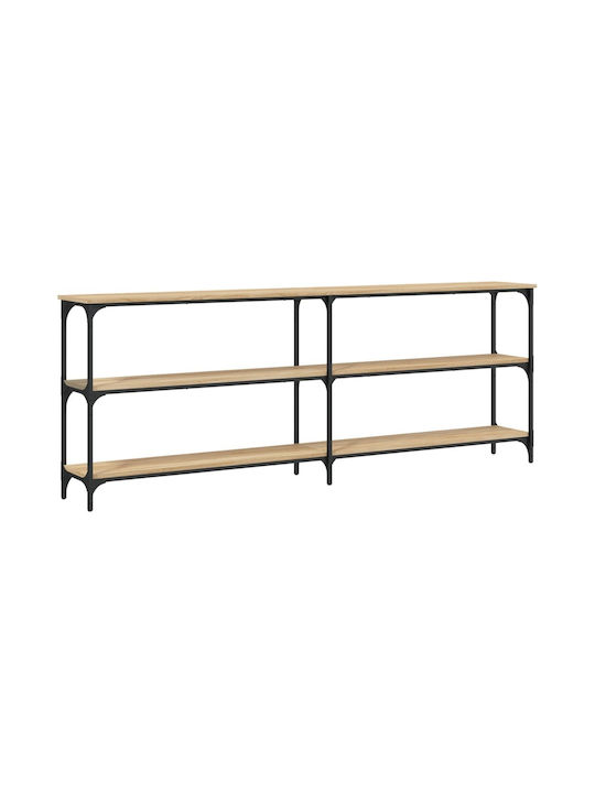 Конзолна маса от Дърво & Метал Sonoma Oak Д200xШ29xВ75cm
