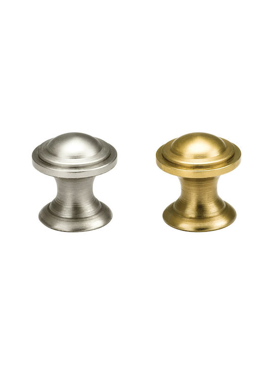 Viometale Knob Furniture made of Metallic Oro Matt D28mm 01.156 1pcs