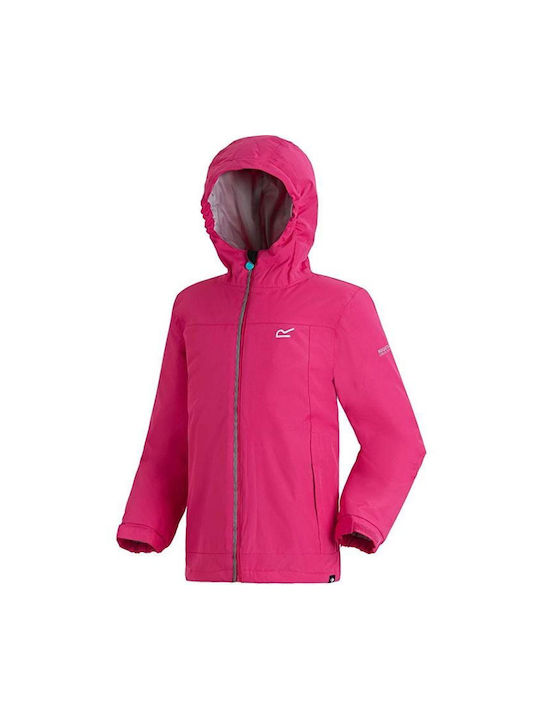 Regatta Kinderjacke mit Kapuze Fuchsie