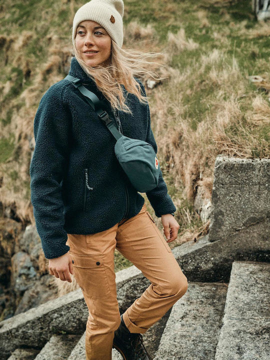 Fjallraven Stina Γυναικείο Κοντό Παντελόνι Πεζοπορίας Καφέ
