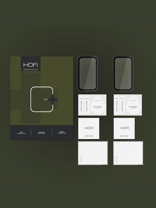 Hofi Hybrid Pro+ Gehärtetes Glas für Intelligenter Band 8 Active 46015